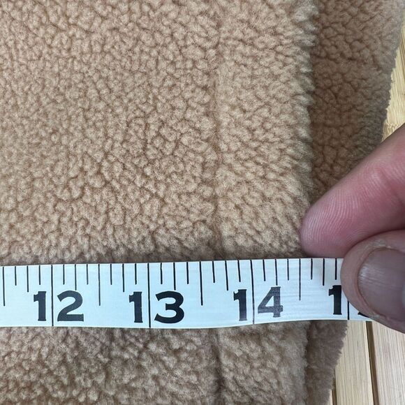 Victoria’s Secret Large Cozy Plush Fleece Sherpa Tote Bag Purse 14 x 12 x 7 in - Picture 5 of 9